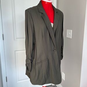Simply Vera Vera Wang Dark Olive Blazer
